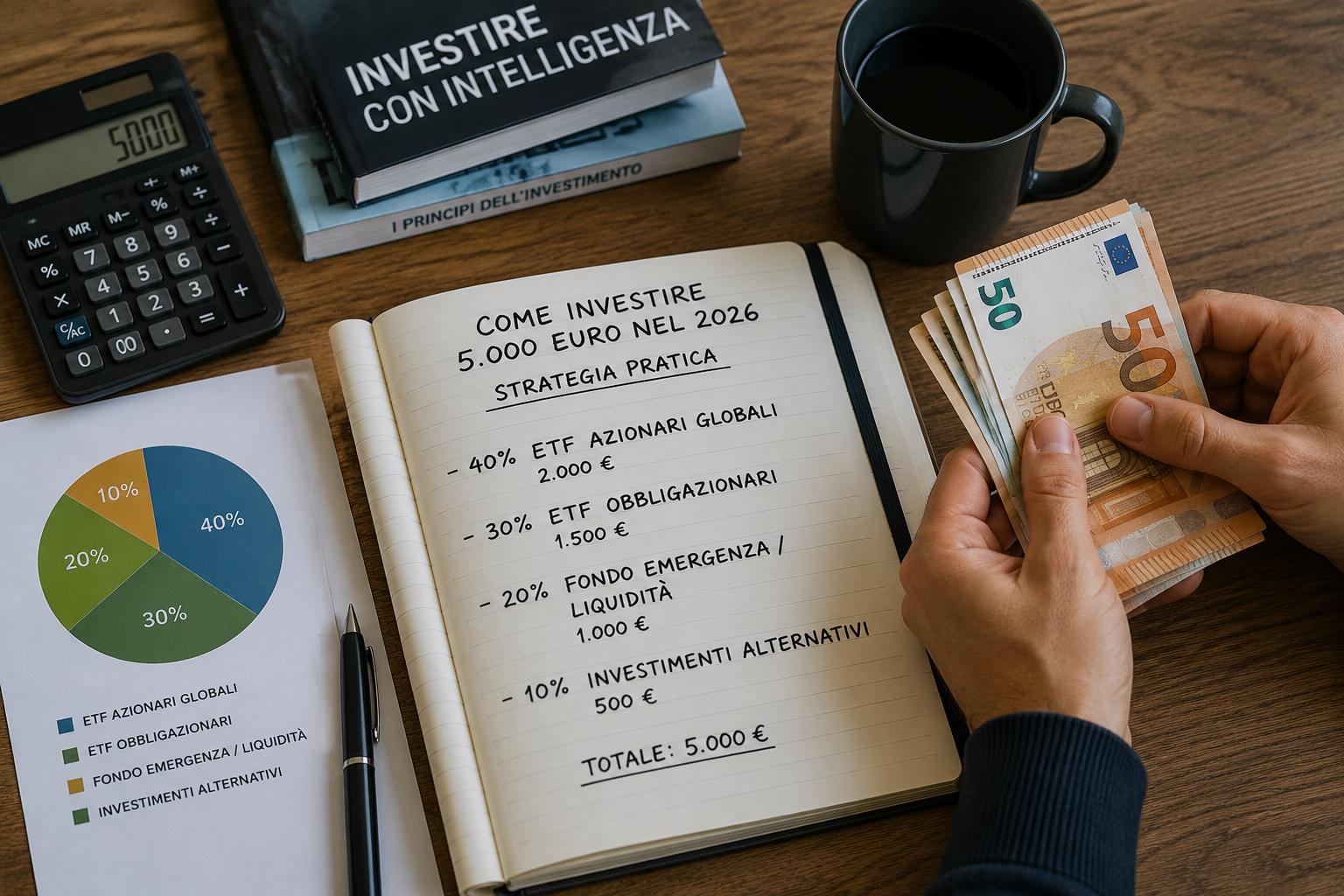 Come investire 5000 euro nel 2026 strategia pratica