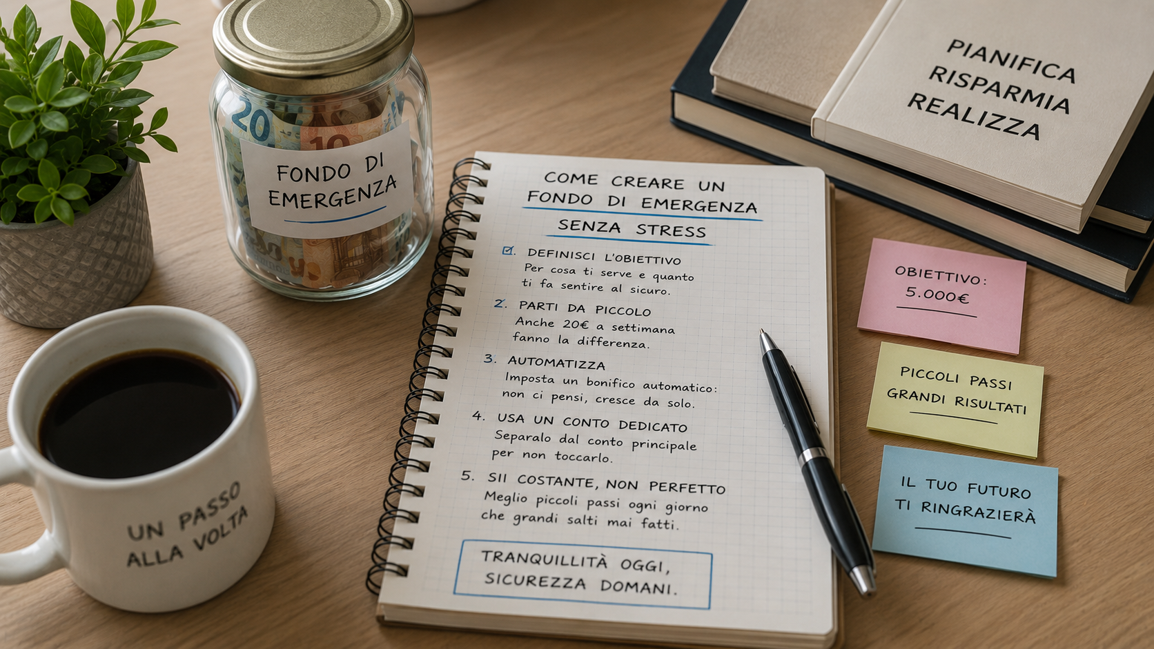Come creare un fondo di emergenza senza stress
