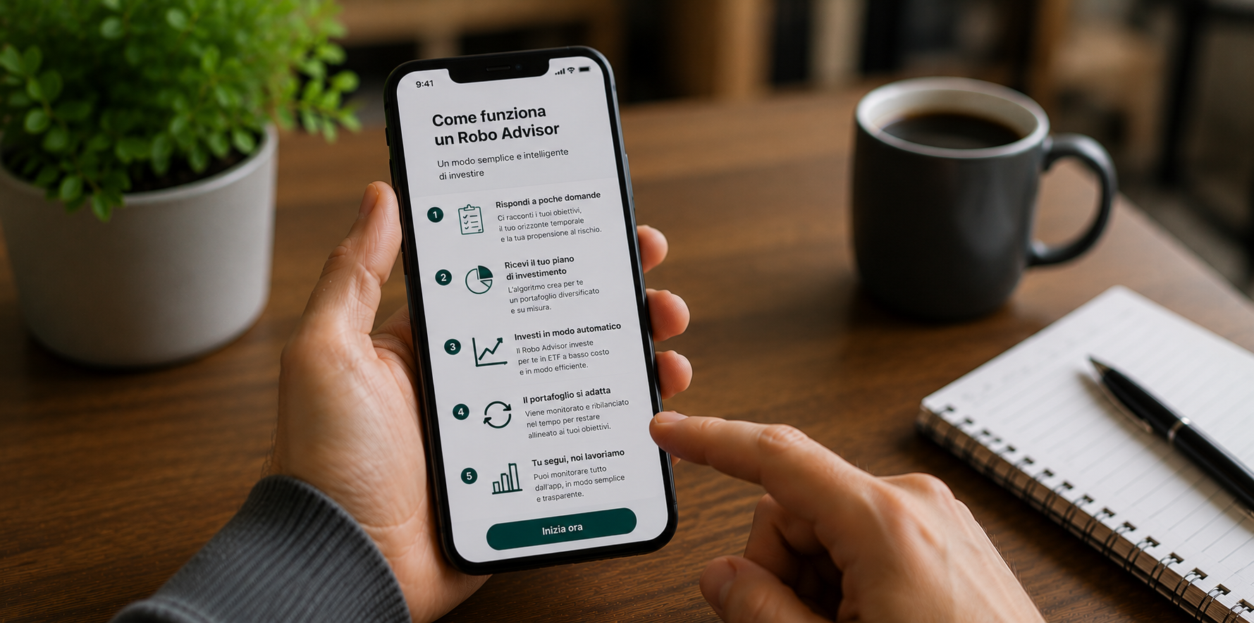 Come funziona un robo advisor (spiegato semplice)