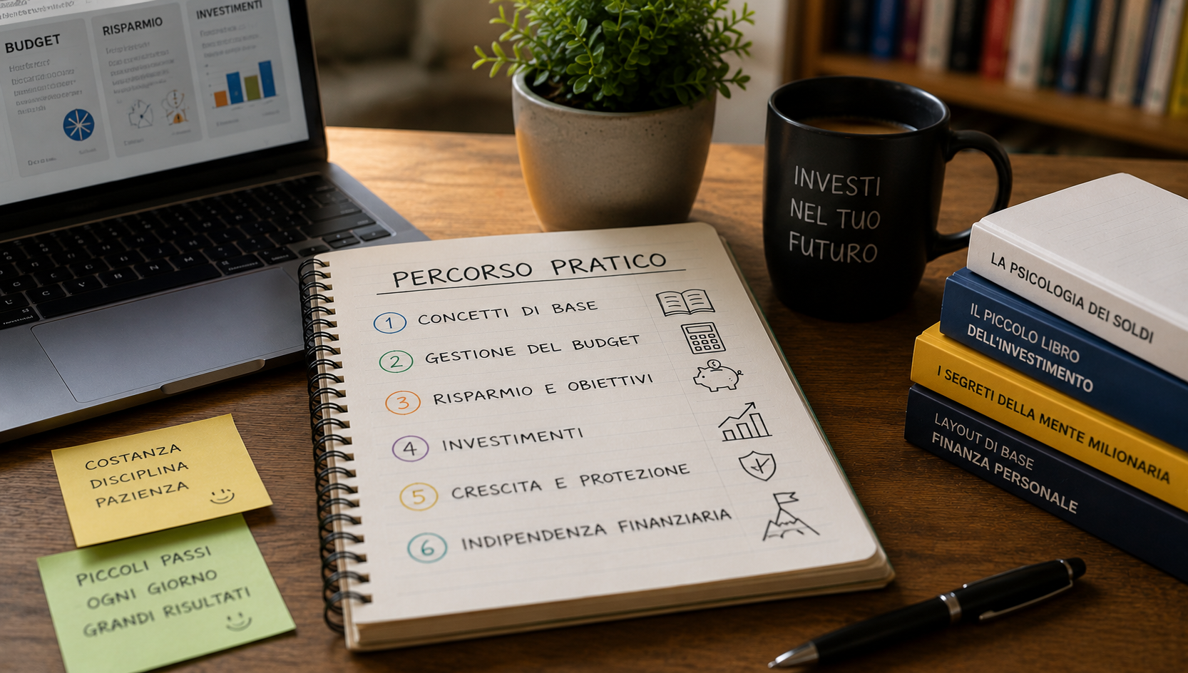Come imparare finanza personale da zero percorso pratico