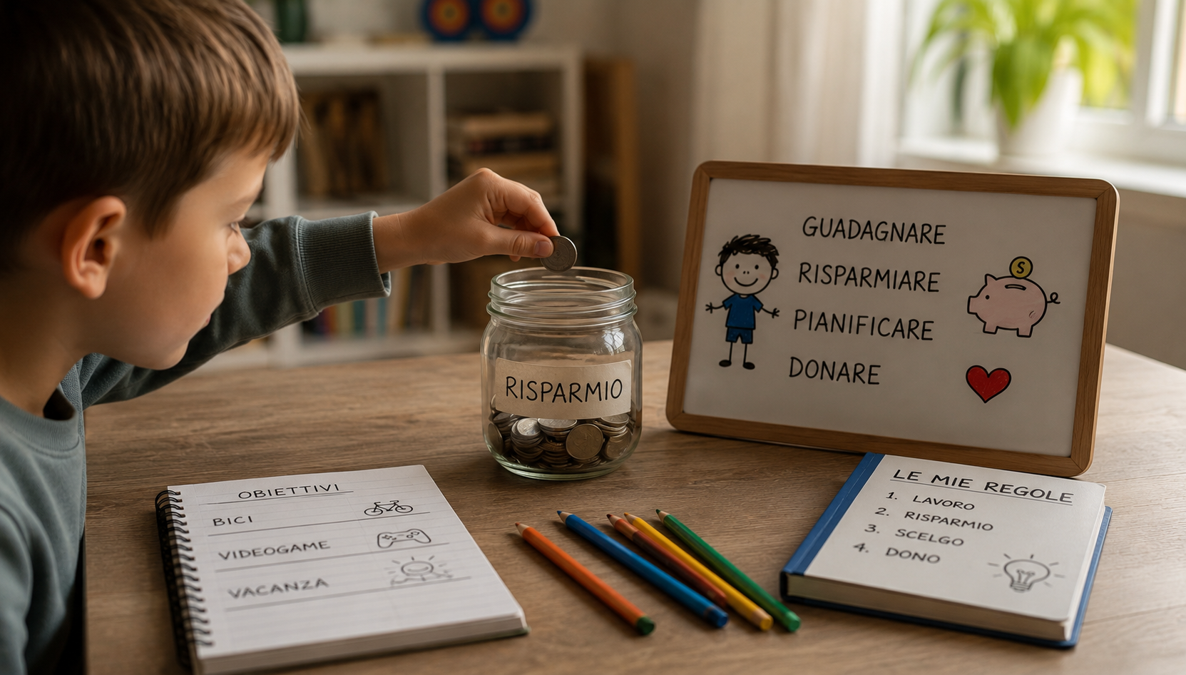 Educazione finanziaria per figli da dove iniziare