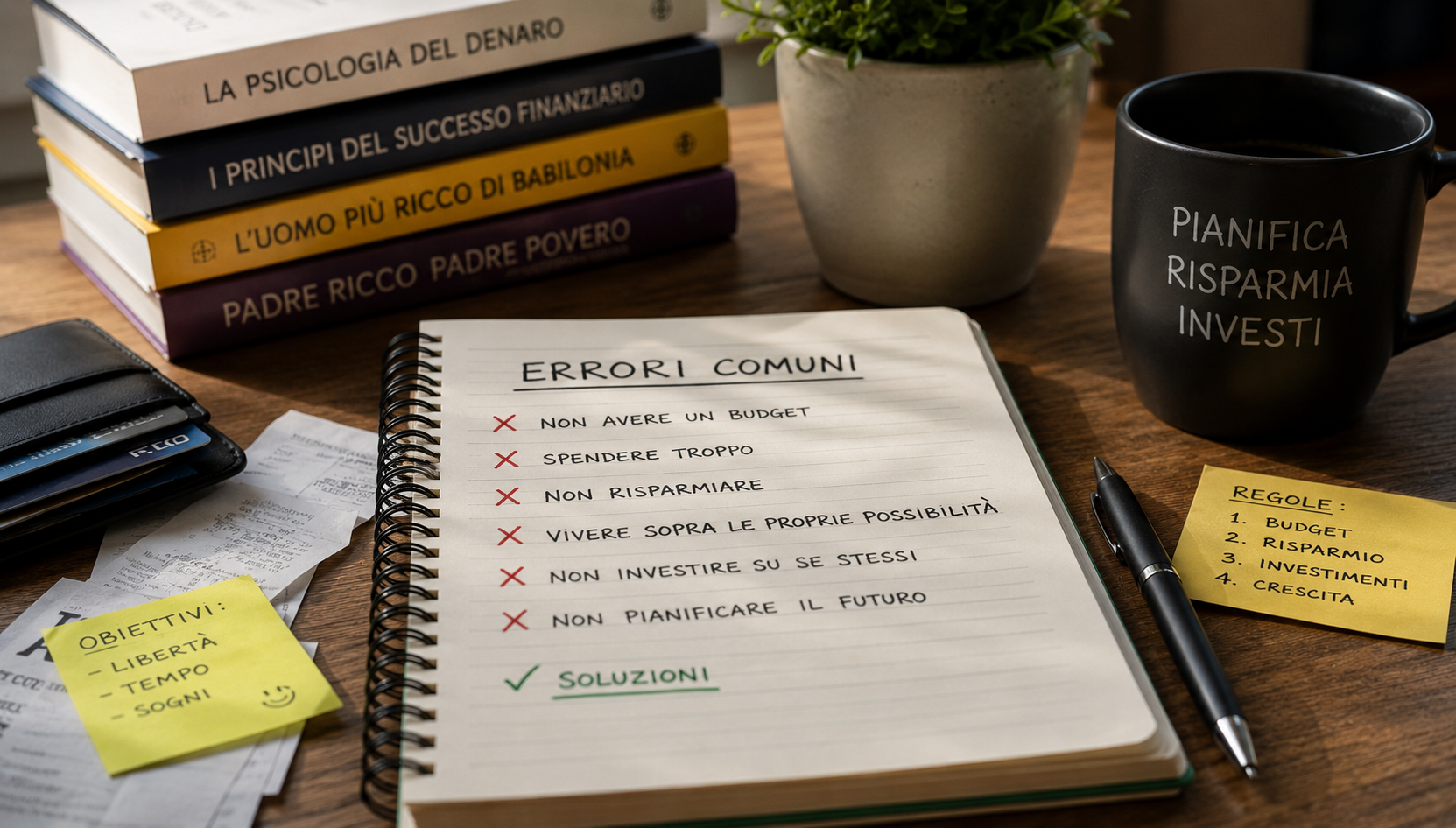 Errori comuni nella gestione del denaro (e come evitarli)