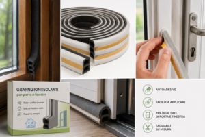 Guarnizioni isolanti per porte e finestre