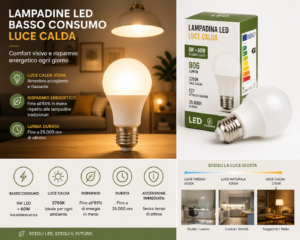 Lampadine LED a basso consumo